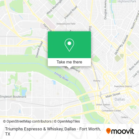 Triumphs Espresso & Whiskey map