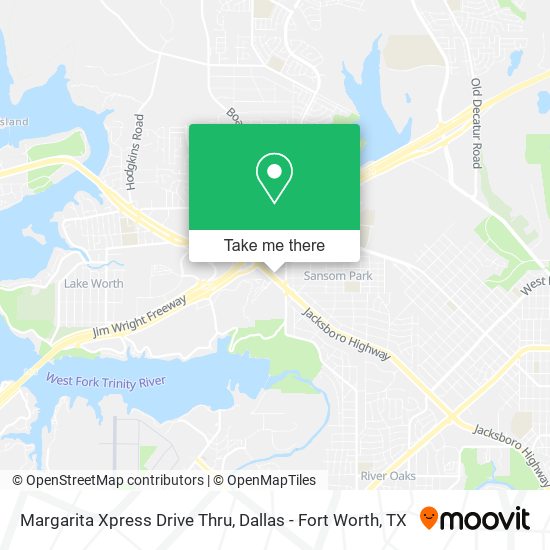 Margarita Xpress Drive Thru map