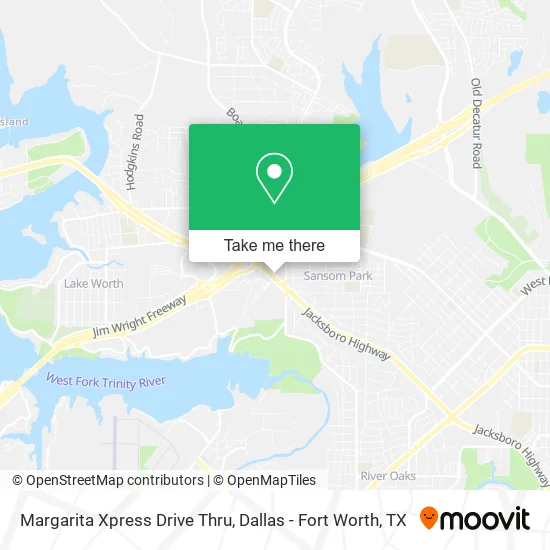 Mapa de Margarita Xpress Drive Thru