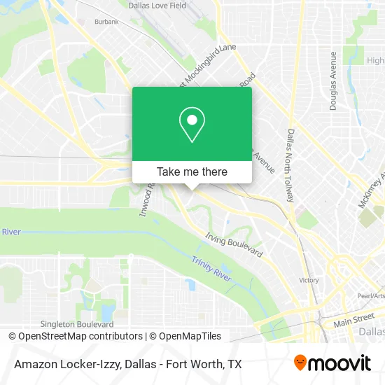 Mapa de Amazon Locker-Izzy