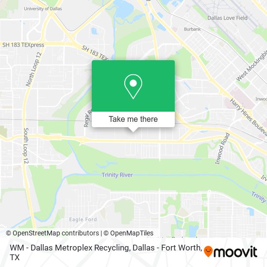 WM - Dallas Metroplex Recycling map