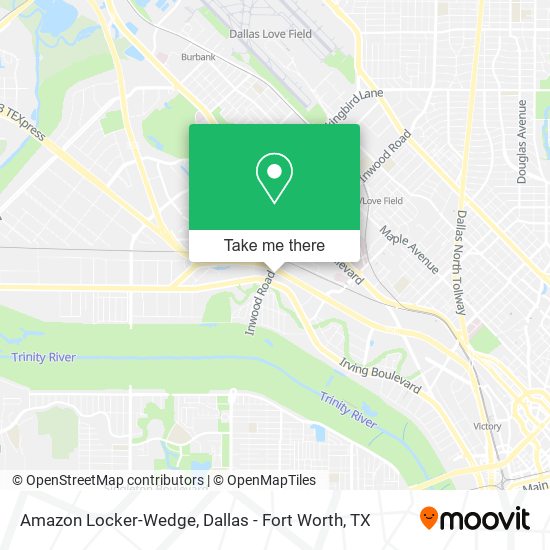 Amazon Locker-Wedge map