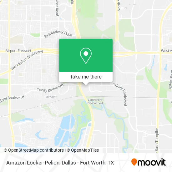 Amazon Locker-Pelion map