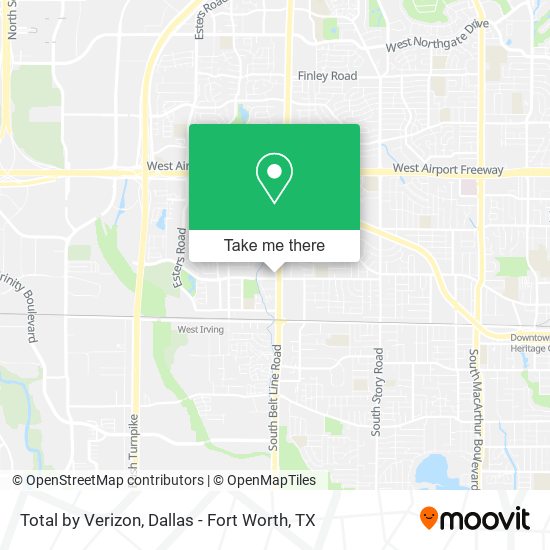 Total by Verizon map