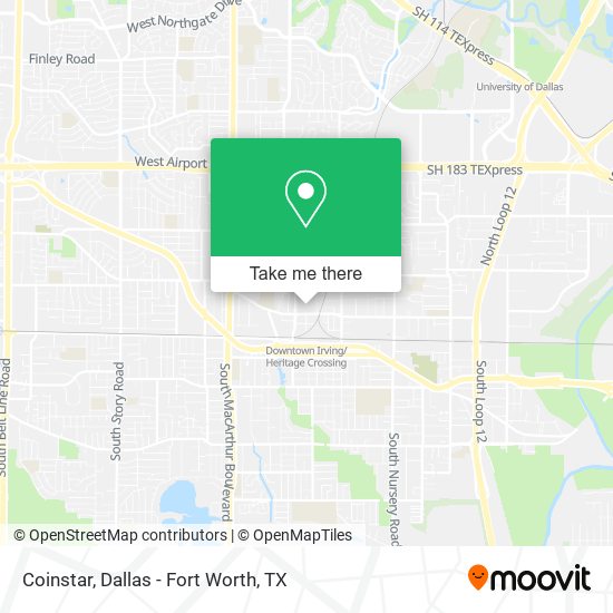 Coinstar map