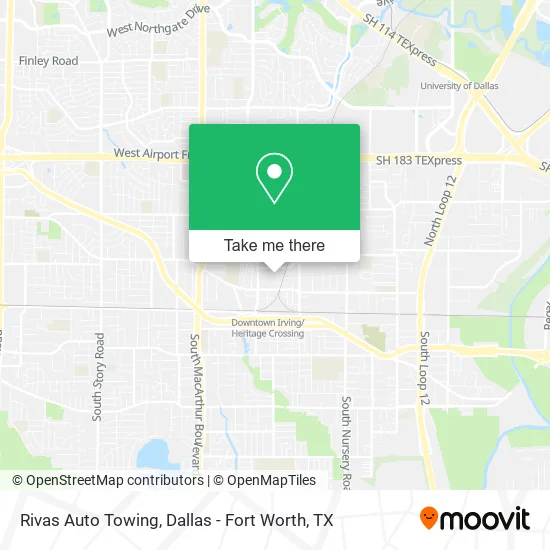 Rivas Auto Towing map