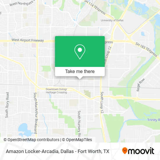 Amazon Locker-Arcadia map