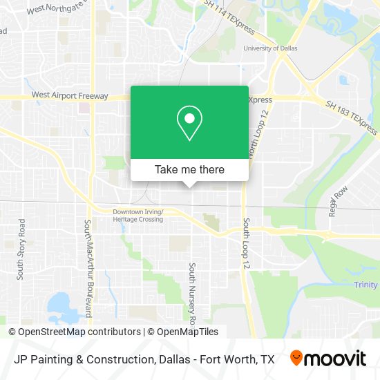 JP Painting & Construction map