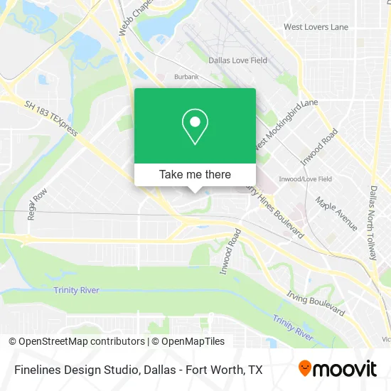 Finelines Design Studio map
