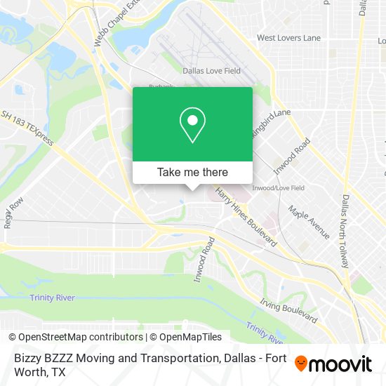 Bizzy BZZZ Moving and Transportation map