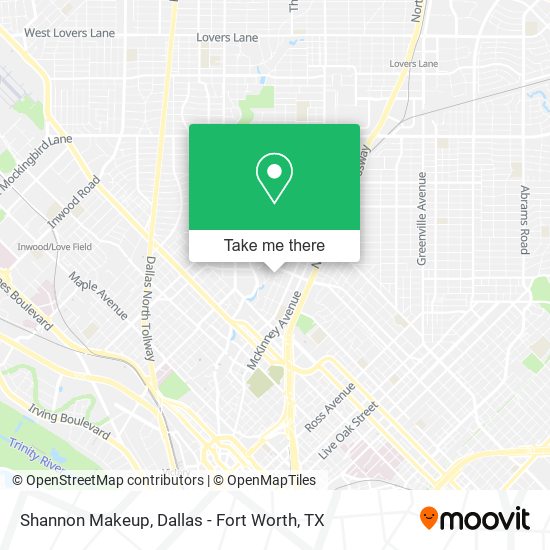 Shannon Makeup map