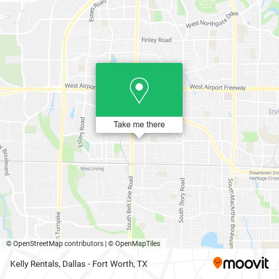 Kelly Rentals map