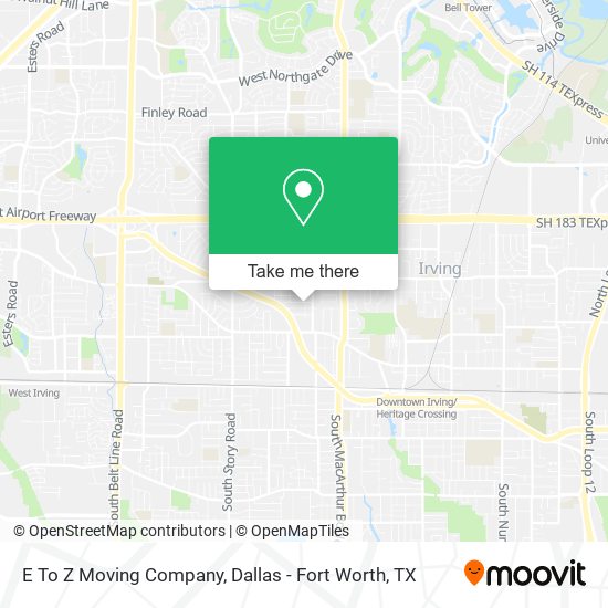 Mapa de E To Z Moving Company