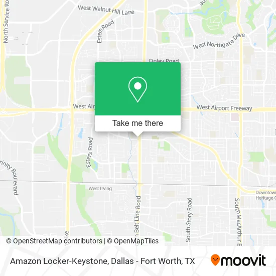 Amazon Locker-Keystone map