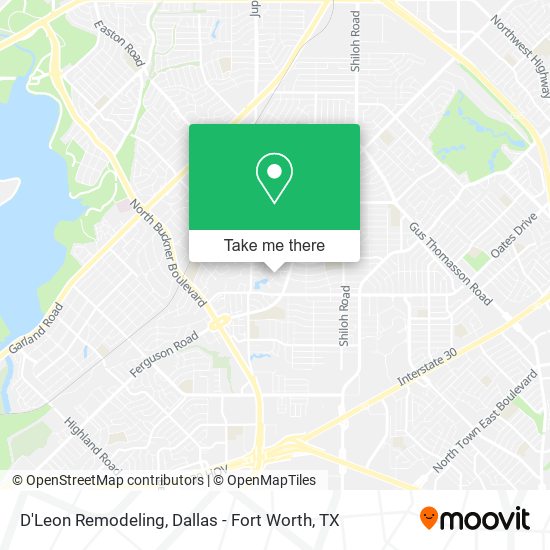 D'Leon Remodeling map