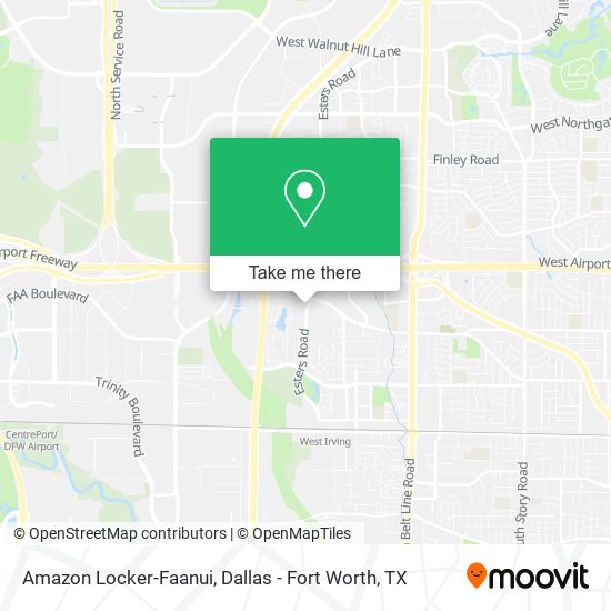 Amazon Locker-Faanui map