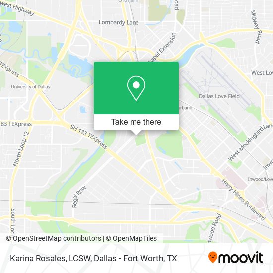 Karina Rosales, LCSW map