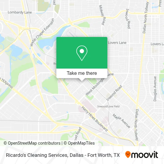 Ricardo's Cleaning Services map
