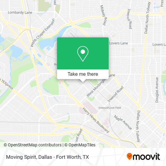 Mapa de Moving Spirit