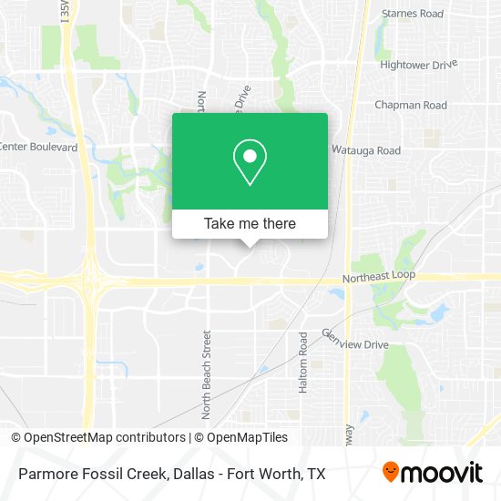 Parmore Fossil Creek map