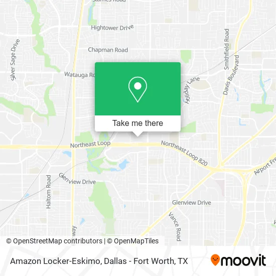 Amazon Locker-Eskimo map