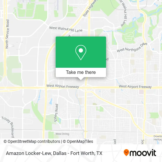 Amazon Locker-Lew map