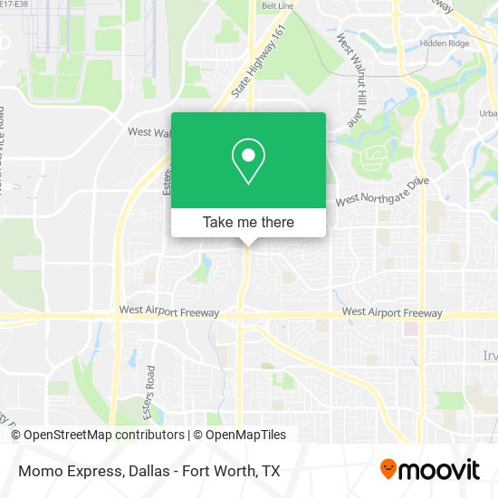 Momo Express map
