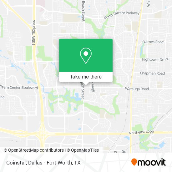 Mapa de Coinstar