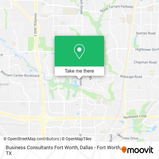 Business Consultants Fort Worth map