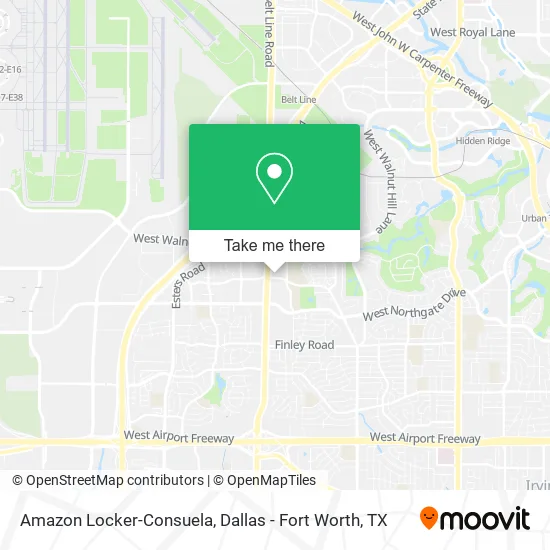 Amazon Locker-Consuela map