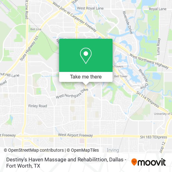 Destiny's Haven Massage and Rehabilittion map