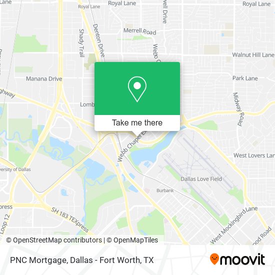 Mapa de PNC Mortgage