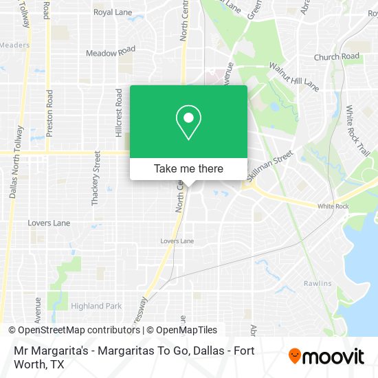 Mr Margarita's - Margaritas To Go map