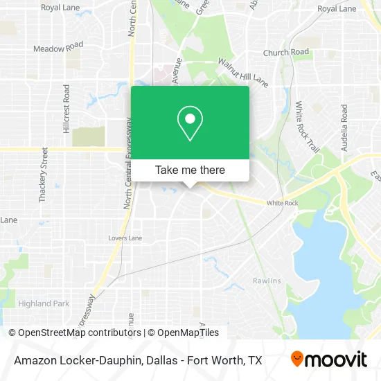Mapa de Amazon Locker-Dauphin