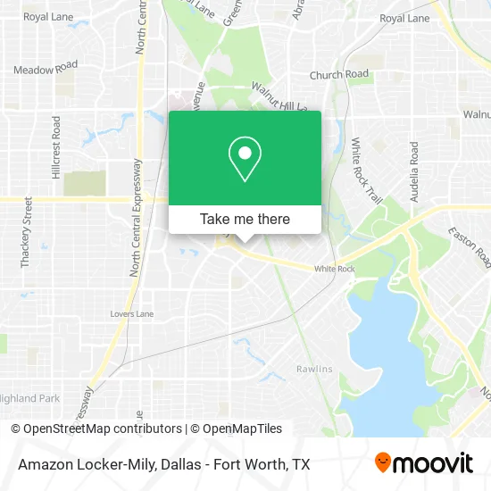 Mapa de Amazon Locker-Mily