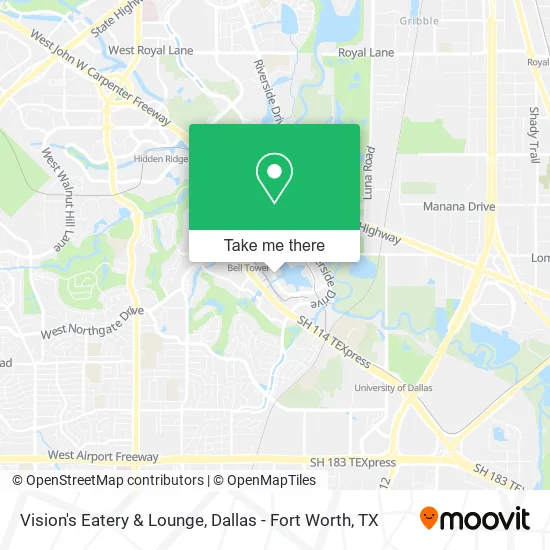 Vision's Eatery & Lounge map