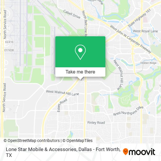 Mapa de Lone Star Mobile & Accessories