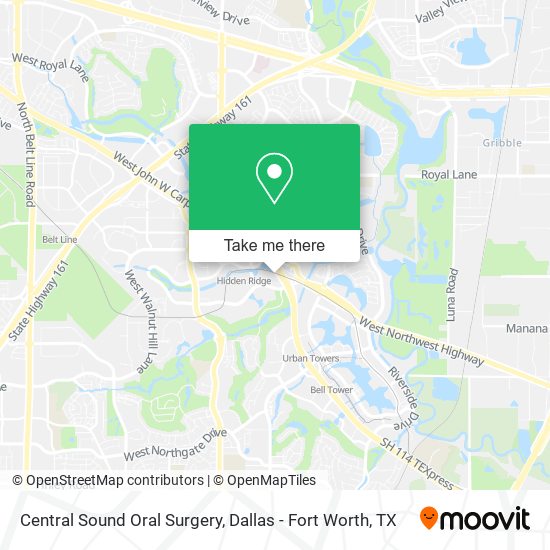 Central Sound Oral Surgery map