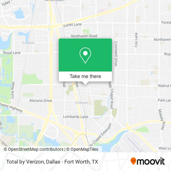 Total by Verizon map