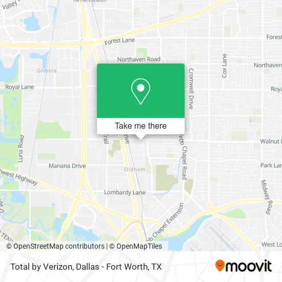 Total by Verizon map