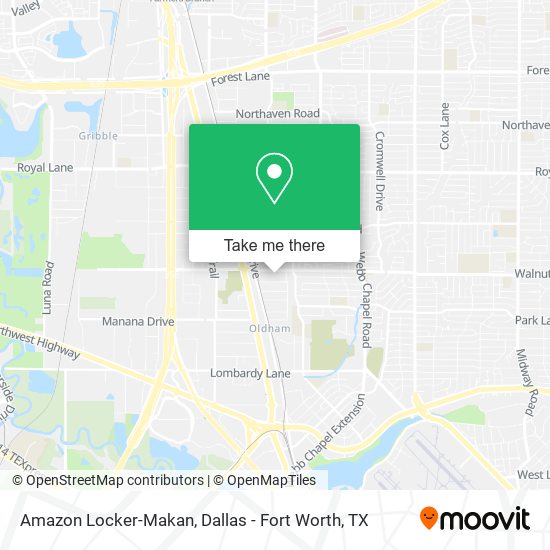 Amazon Locker-Makan map