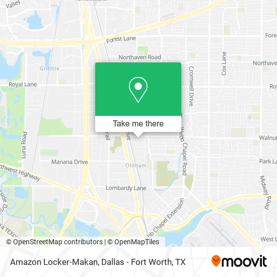 Amazon Locker-Makan map