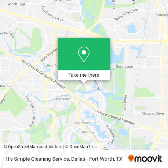 It's Simple Cleaning Service map