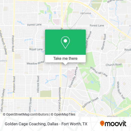 Golden Cage Coaching map