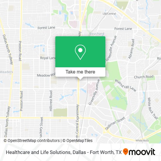 Healthcare and Life Solutions map