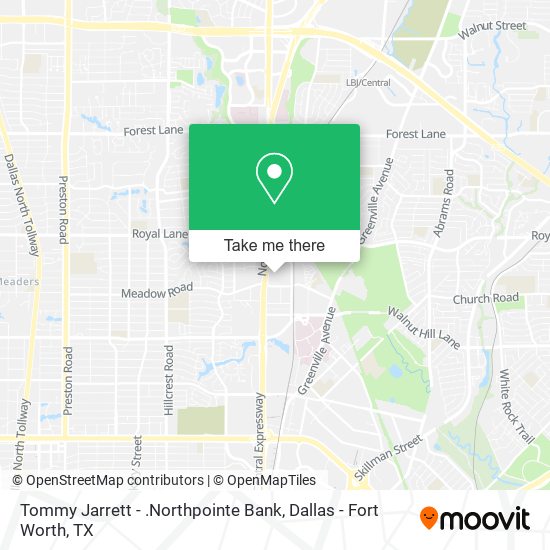 Tommy Jarrett - .Northpointe Bank map