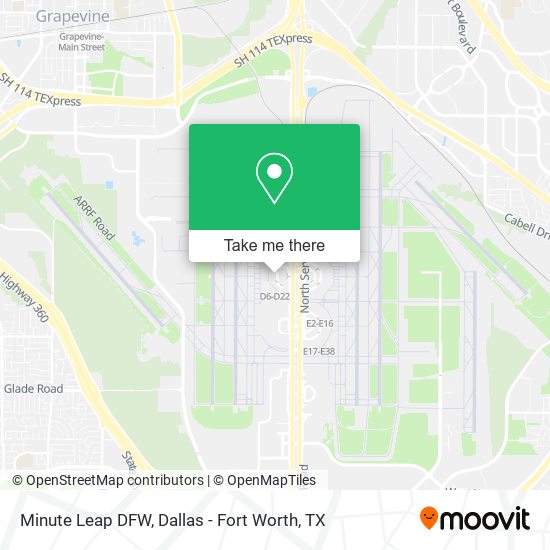 Minute Leap DFW map