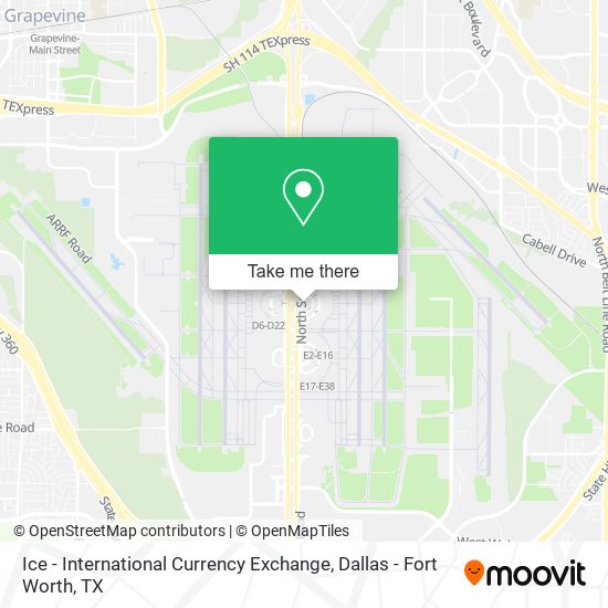 Ice - International Currency Exchange map