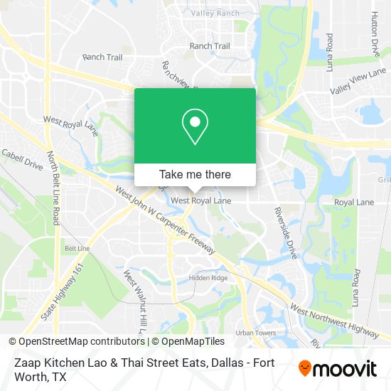 Zaap Kitchen Lao & Thai Street Eats map