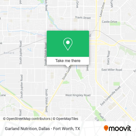 Garland Nutrition map